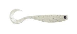 Nástraha Mezashi Cross Curly Tail 6cm Pearl White